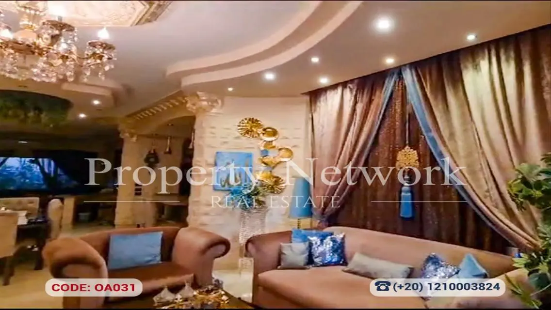 شقة فاخرة للبيع بمساحة 2000 متر مربّع