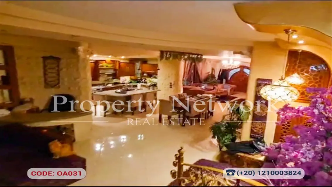 شقة فاخرة للبيع بمساحة 2000 متر مربّع