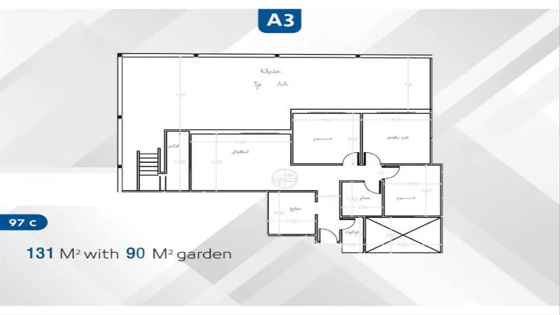 Luxury Apartment in Prime Location - 135 Meters