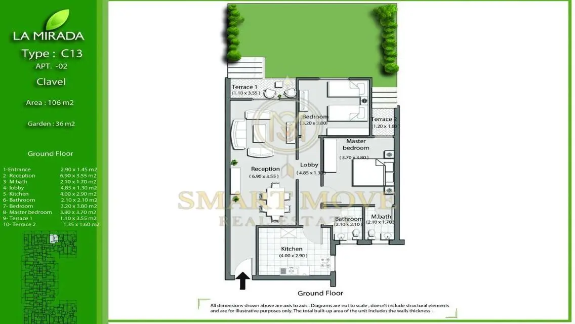 Luxury Apartment with Private Garden in Prime Location