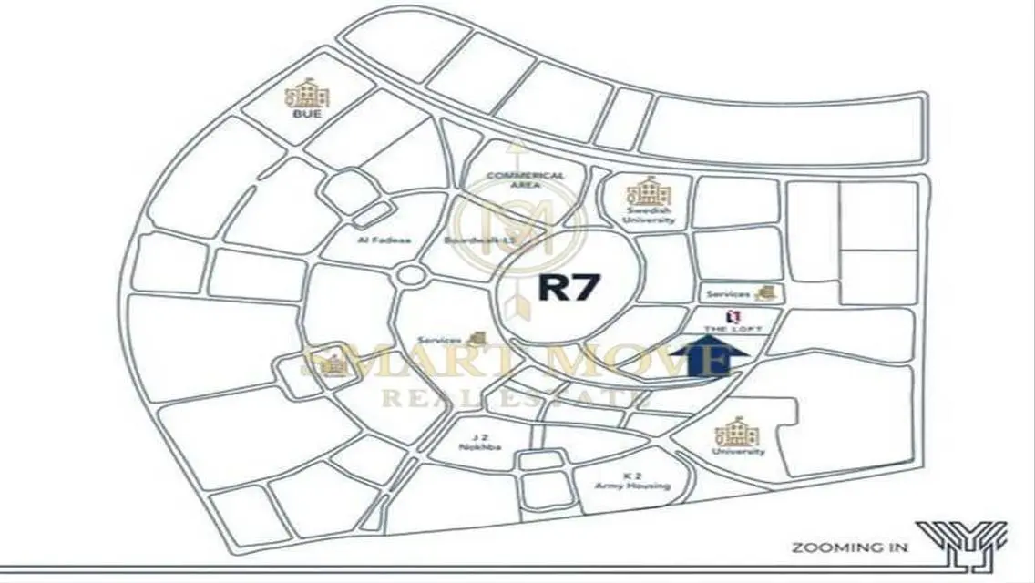 شقة فاخرة في لوفت R7