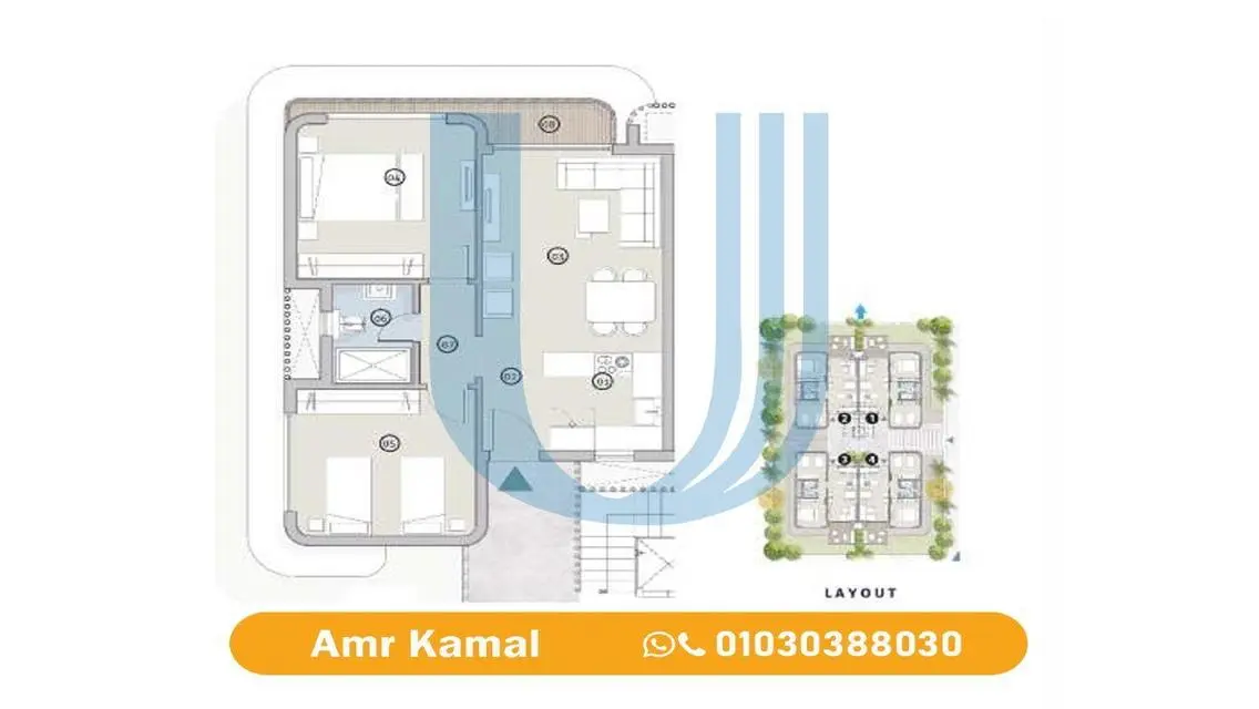 شقة رائعة بمساحة 8500000 متر
