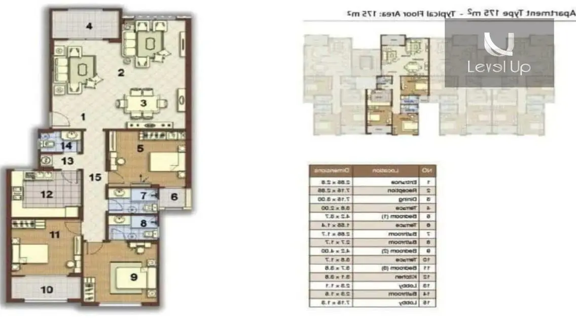 Luxury Apartment with Spacious Design and Full Amenities