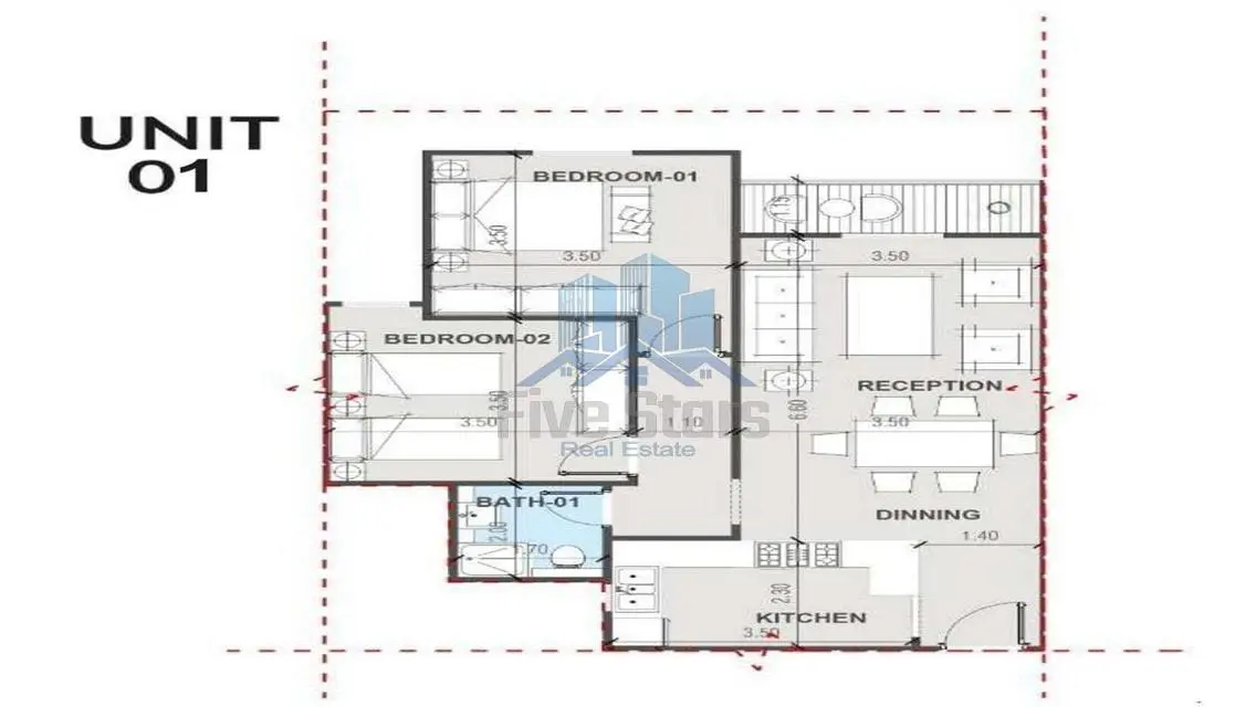 Luxury Apartment for Sale in VIDA-97, Phase 5, O-west