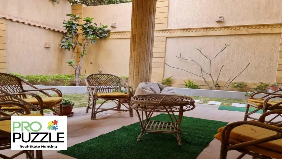 Modern Apartment for Rent Inside a Villa in New Cairo - Al Banafsaj 12