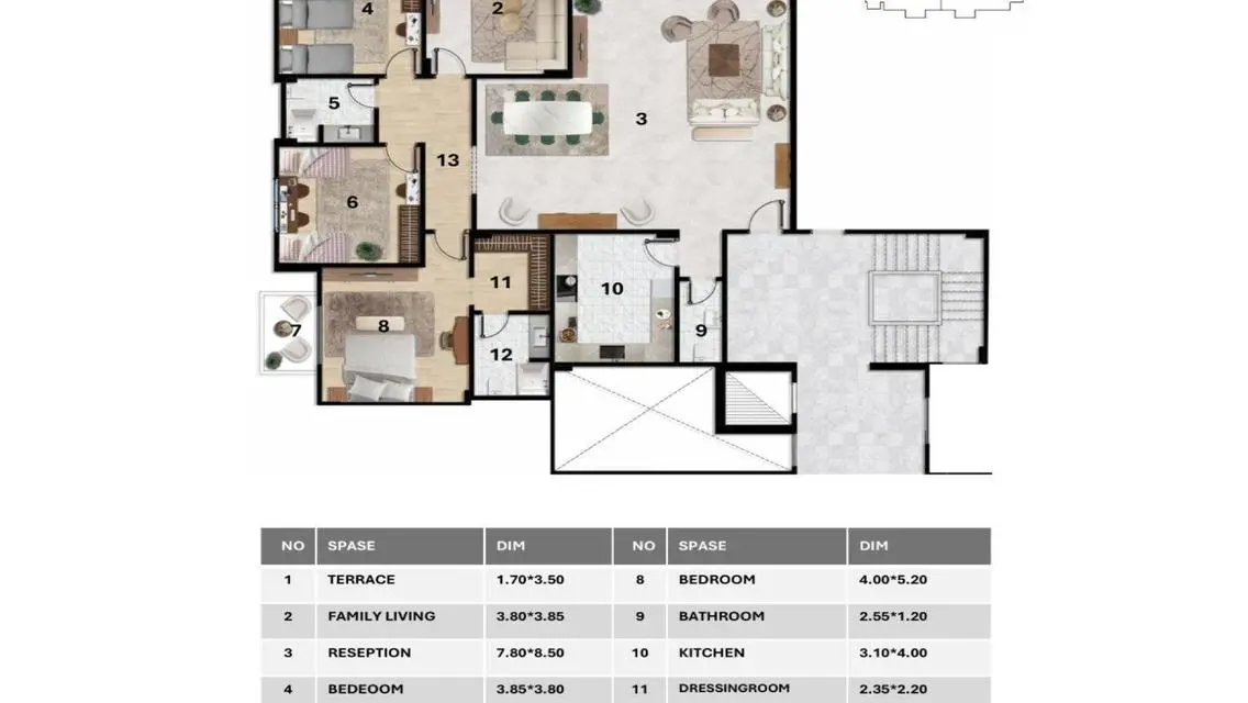 Luxury Apartment for Sale in a Modern Space