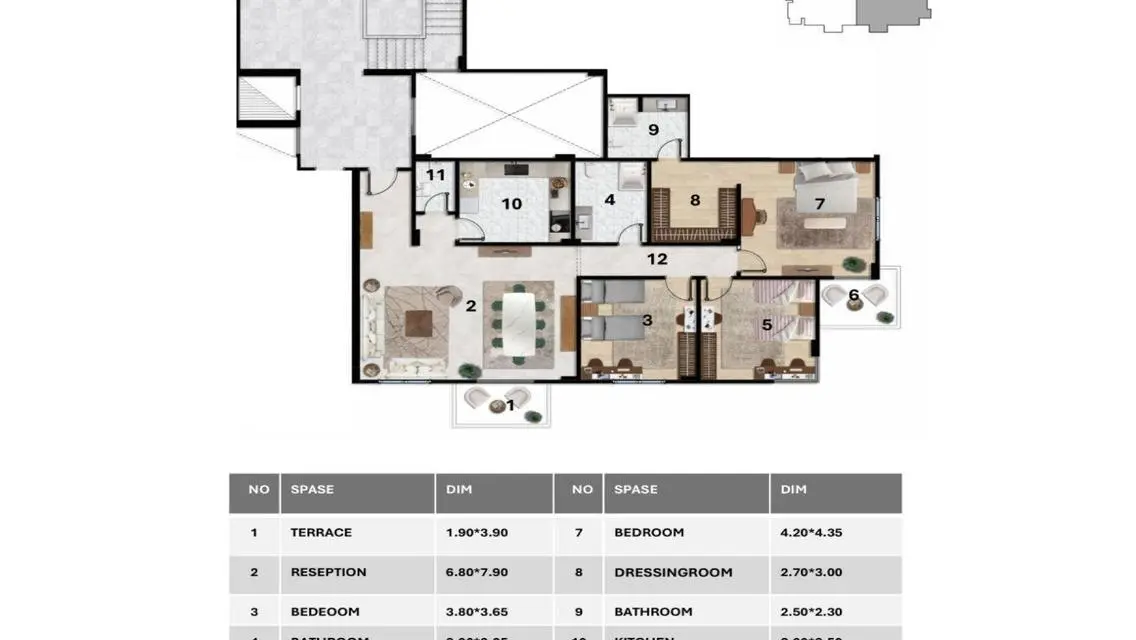 Luxury Apartment for Sale in a Modern Space