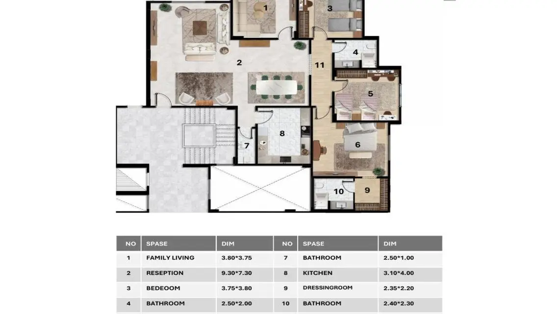 Luxury Apartment for Sale in a Modern Space
