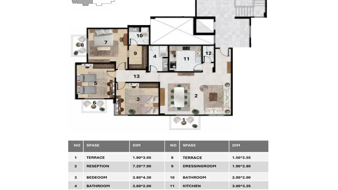 Luxury Apartment for Sale in a Modern Space
