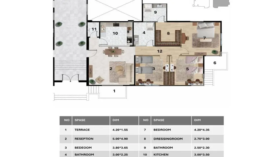 Luxury Apartment for Sale in a Modern Space
