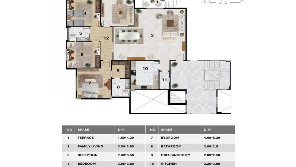 Luxury Apartment for Sale in a Modern Space