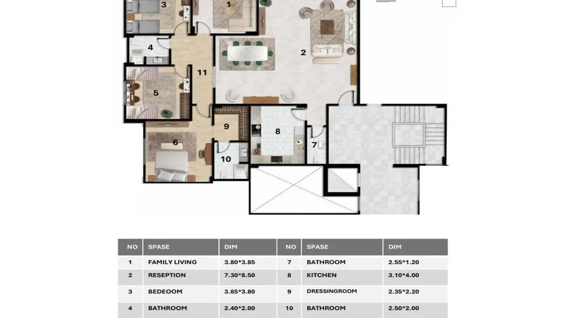 Luxury Apartment for Sale in a Modern Space
