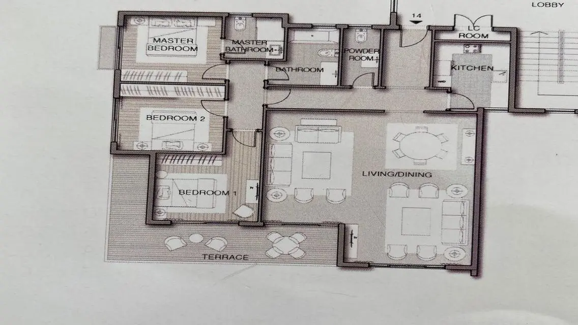 Luxurious Property - 182 Square Meters with Balcony and Security Guard