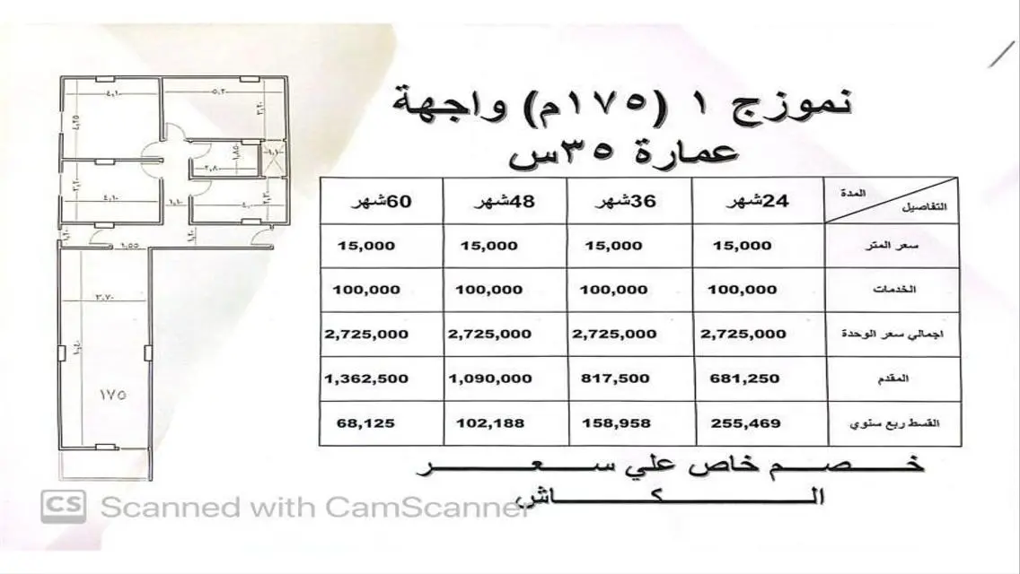 شقة 5 غرف بتصميم عصري وإطلالة رائعة