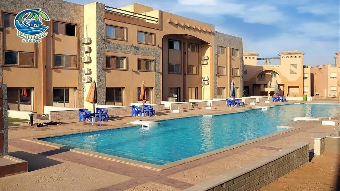 شاليه 60متر متشطب بالفرش كامل باقل سعر في السخنه .