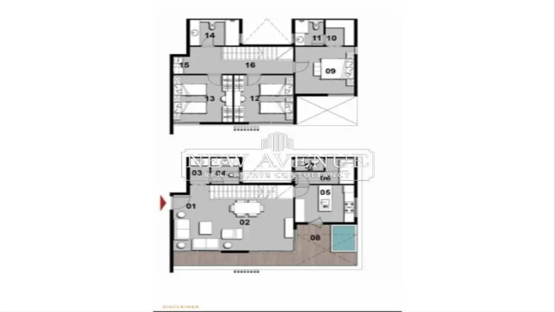 Semi finished Sky Villa in Il Bosco Mostkabl City