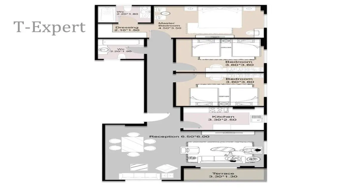 Luxury Apartment for Sale in an Exclusive Neighborhood