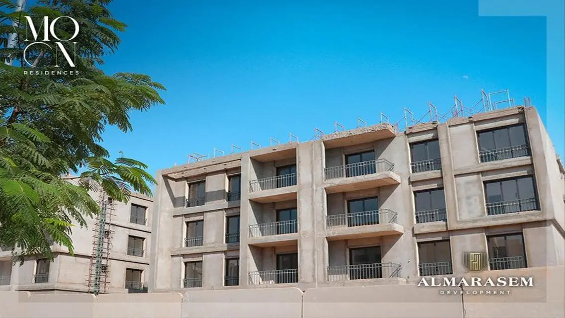 شقة بمساحة 130م في كمبوند المراسم - المرحلة Moon Residence