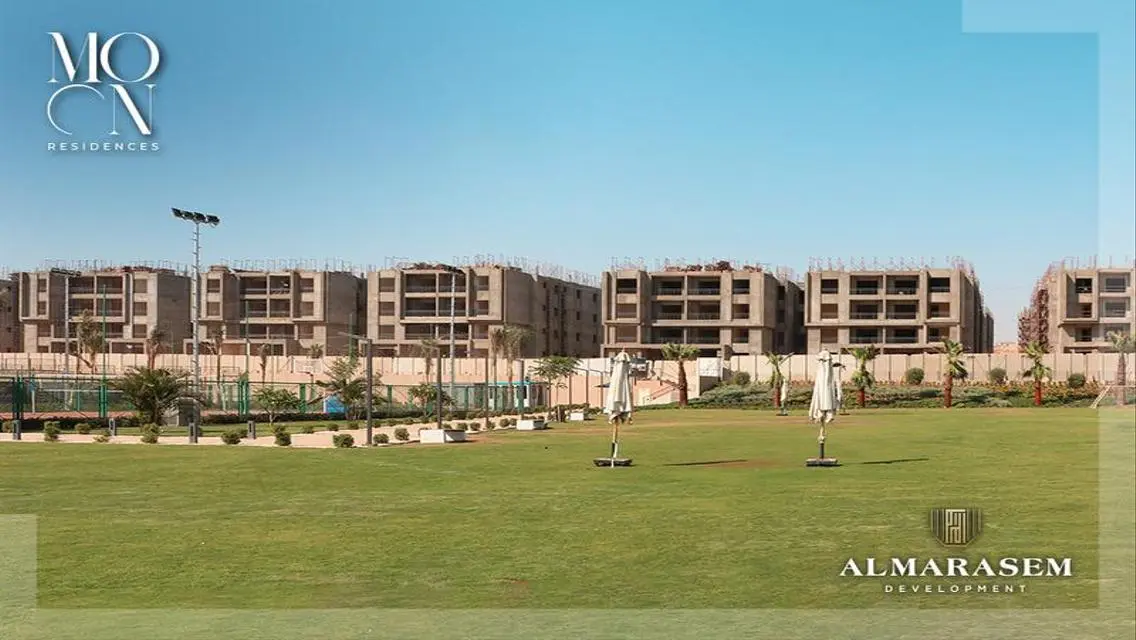 شقة بمساحة 130م في كمبوند المراسم - المرحلة Moon Residence