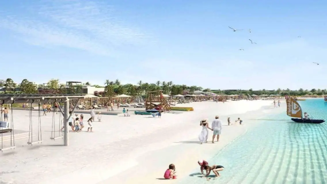 Villa Soul Emaar First row on cascading lagoon