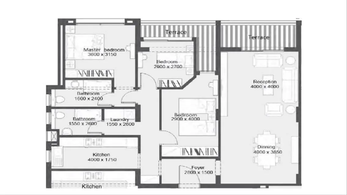 Exclusive Rental Apartment with Security - 4140000 EGP