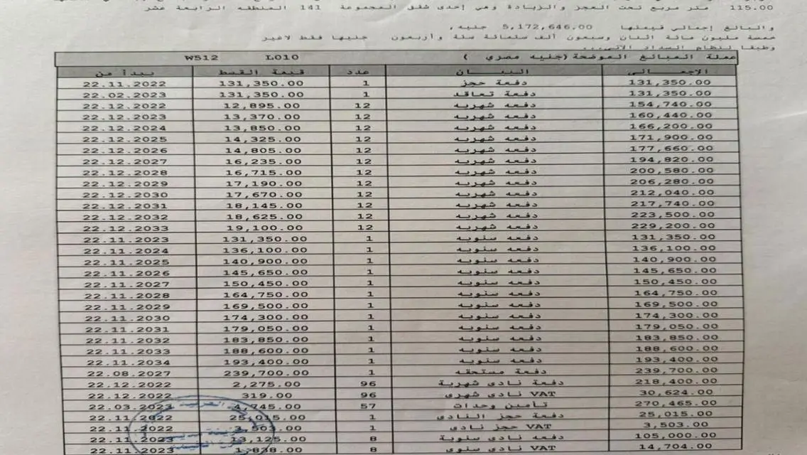 شقة ممتازة للبيع بمساحة واسعة وإطلالة مميزة