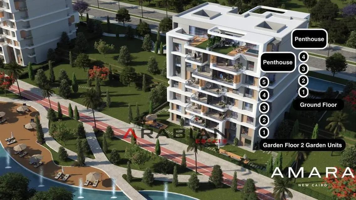 Luxurious Apartment in AUC with Pool and Balcony