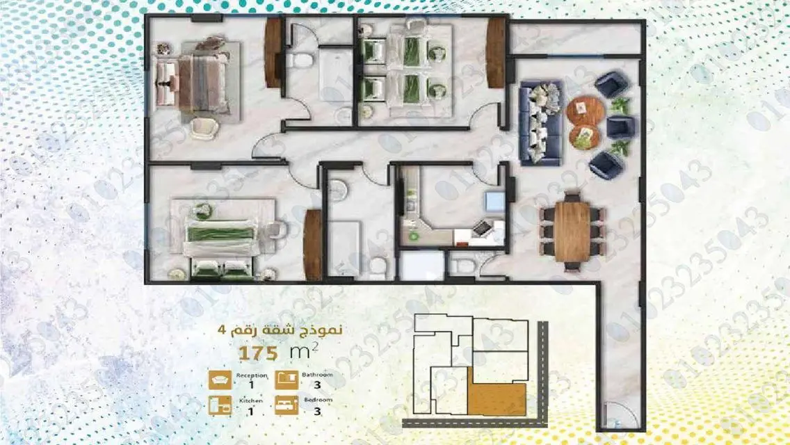 Luxury Apartment for Sale in Prime Location - 218