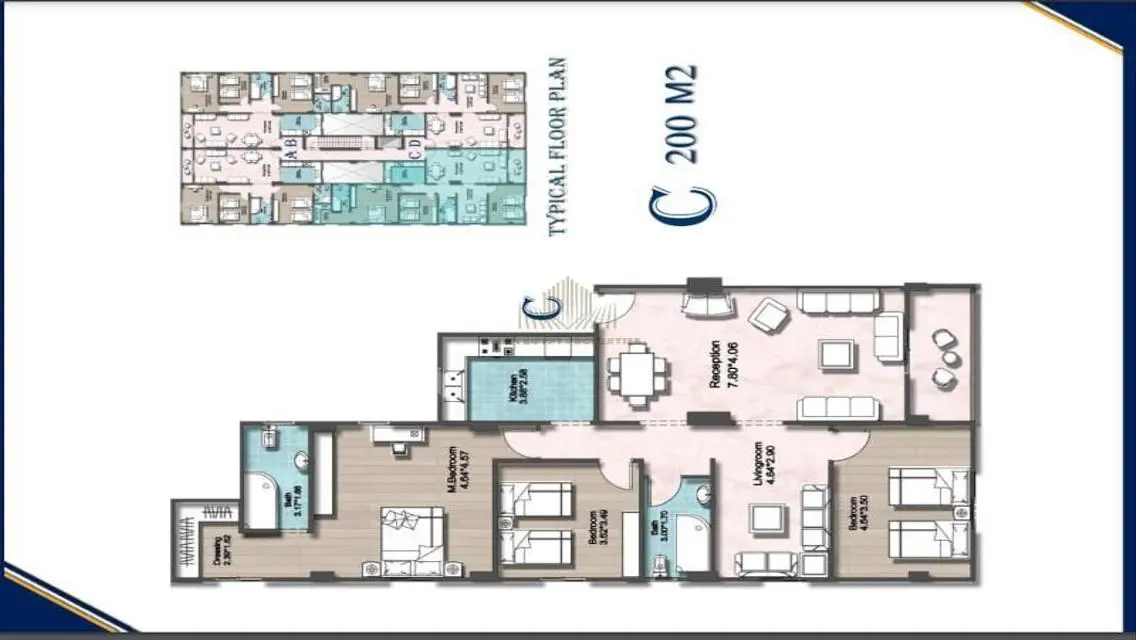 Luxury Apartment for Rent - 22,600 Square Meters