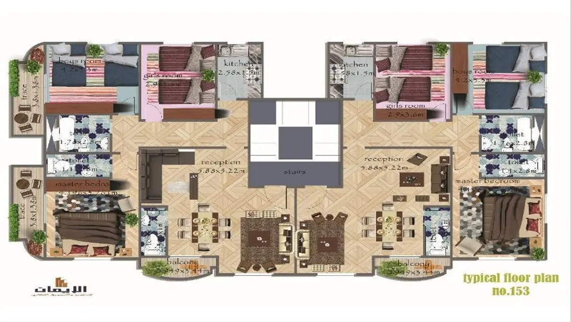 Luxury Apartment for Sale with 360 Square Meters