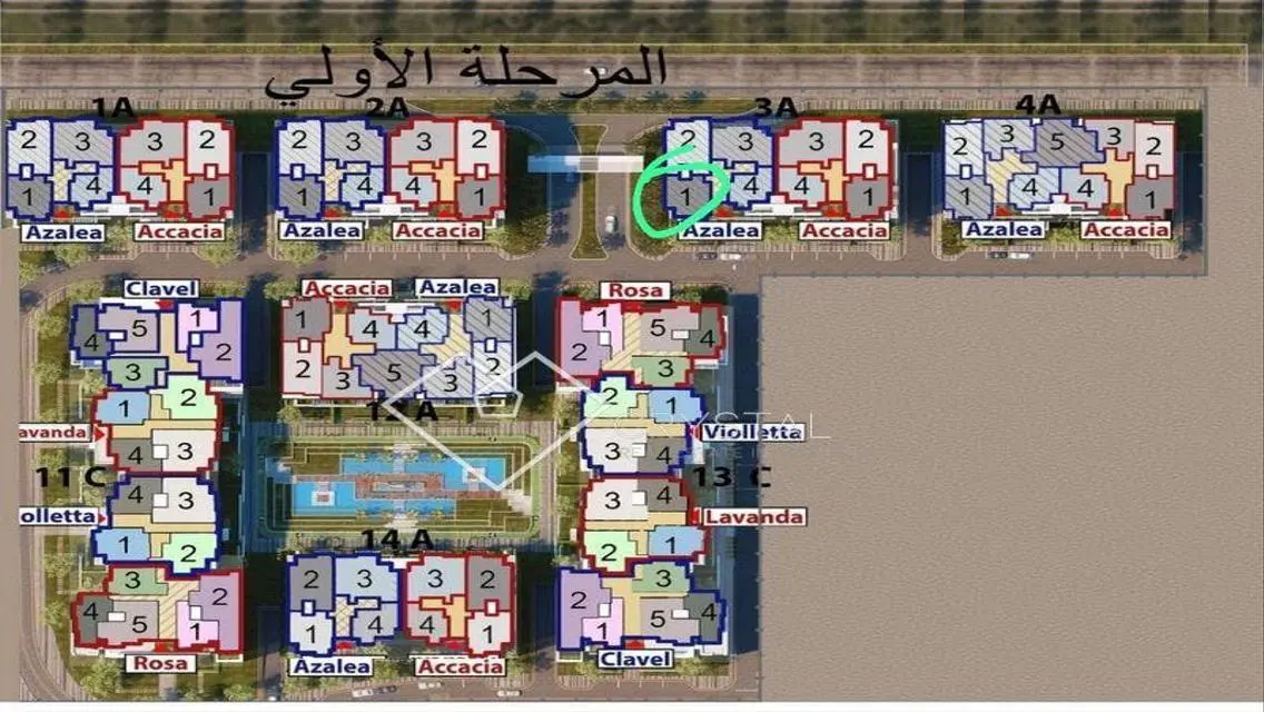 شقة فاخرة للبيع بحراسة وأمان