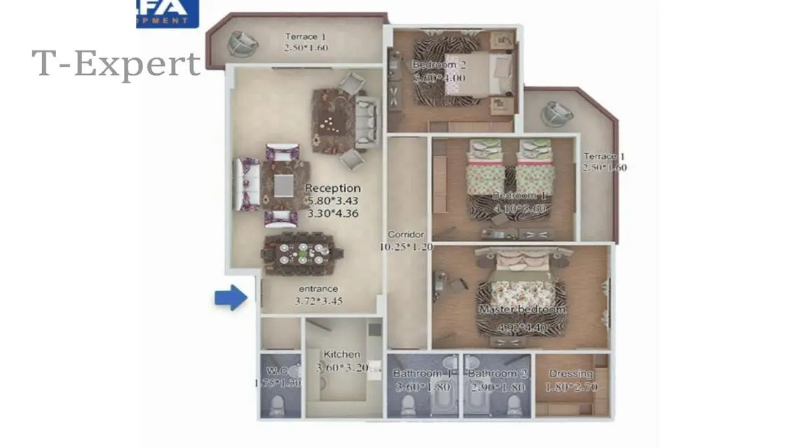 Luxury Villa for Sale with Study Room and Balcony