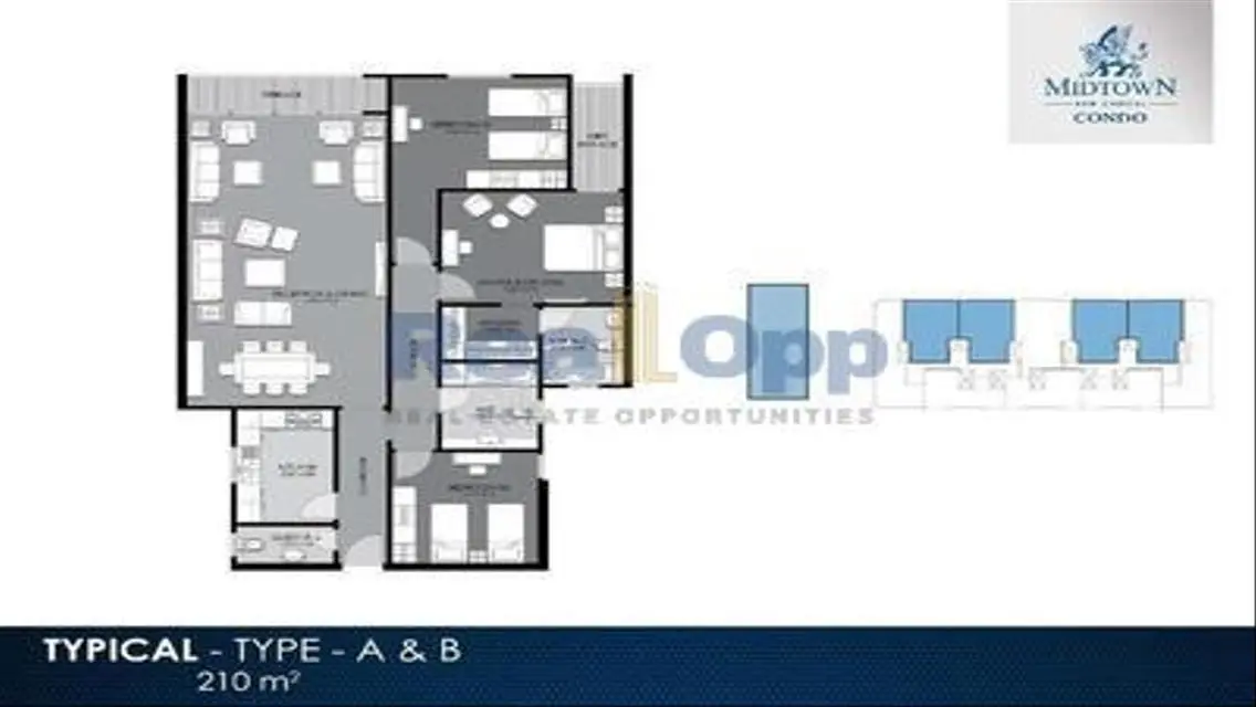 Stunning Midtown Condo - 3 Bedrooms at a Great Price