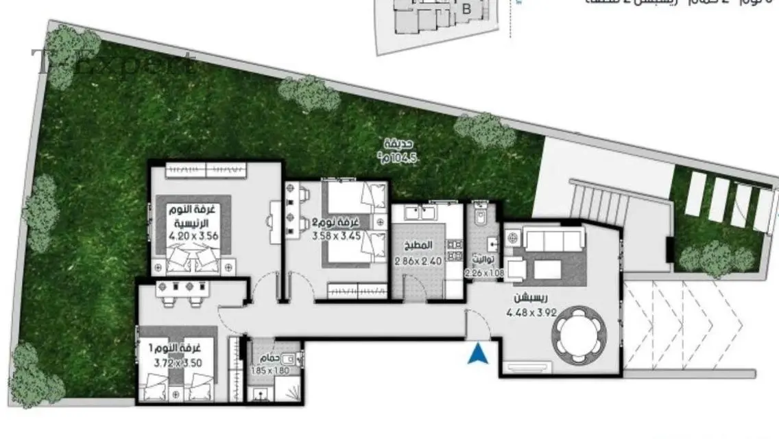 Luxury Apartment for Sale with Private Garden