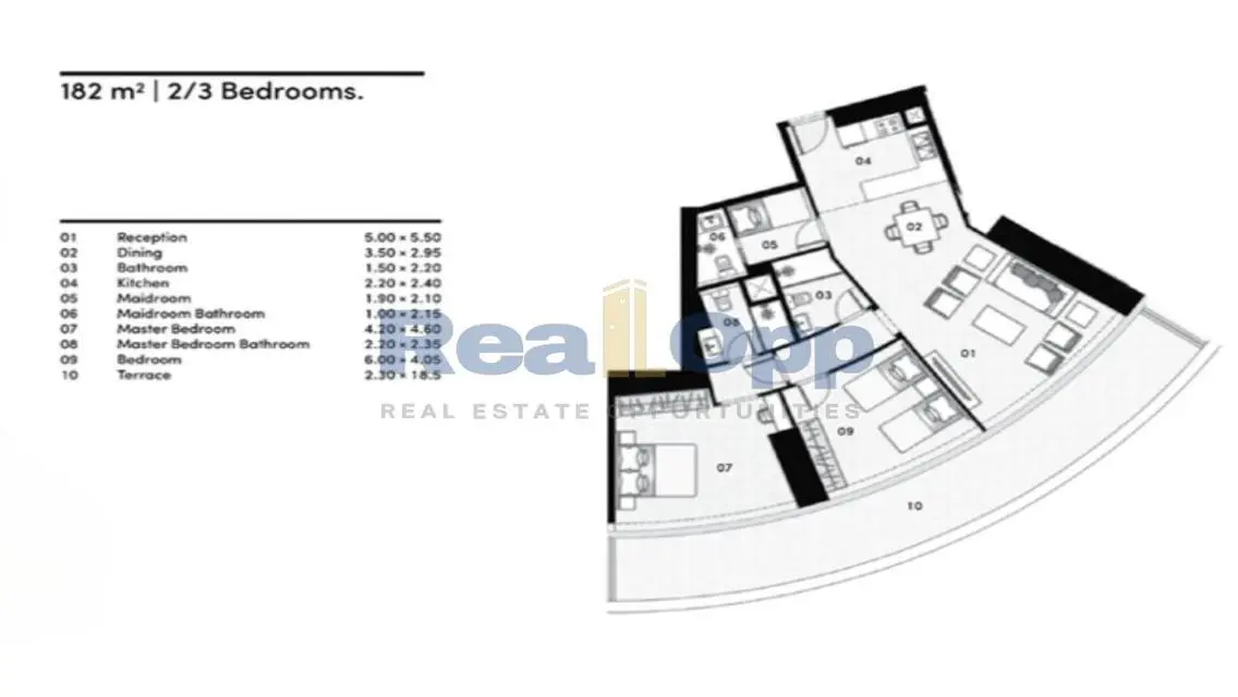 Breathtaking View Fully Finished Apt Alamein tower