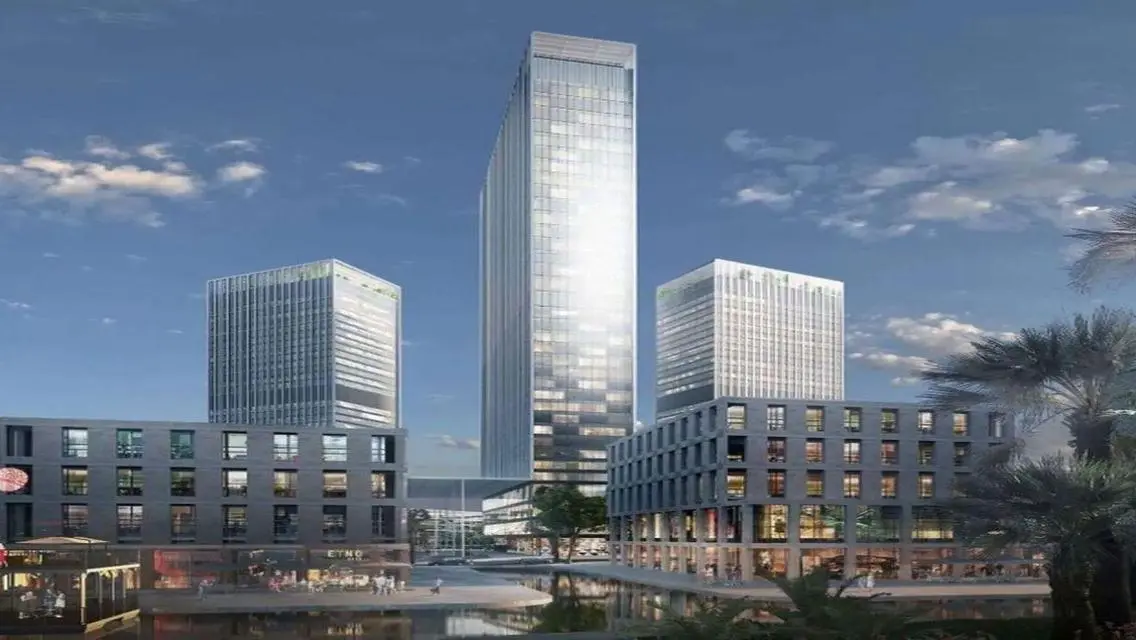Finished office in Arkan Palm next to Arkan Plaza