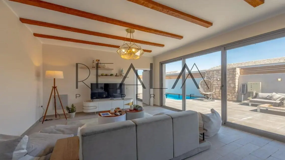 fully furnished apartment with private pool