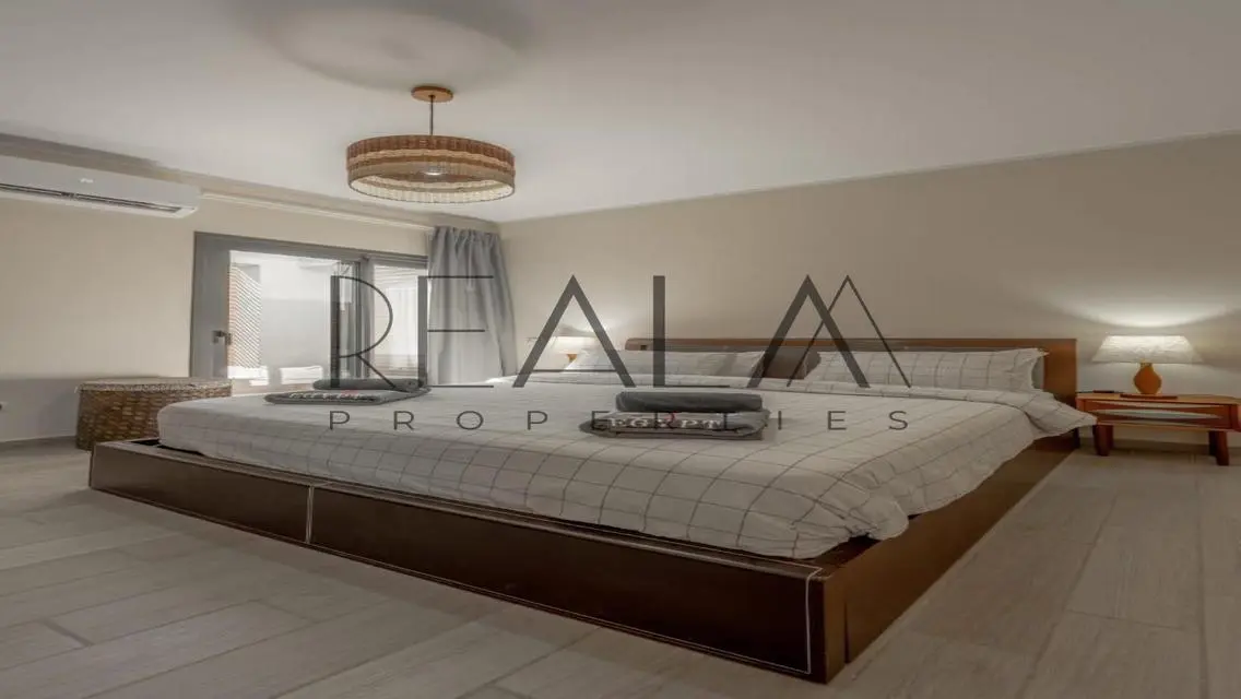 fully furnished apartment with private pool