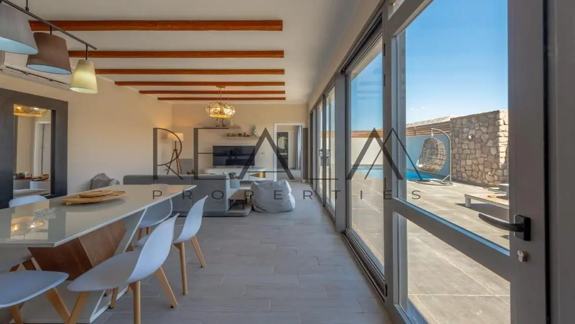 fully furnished apartment with private pool