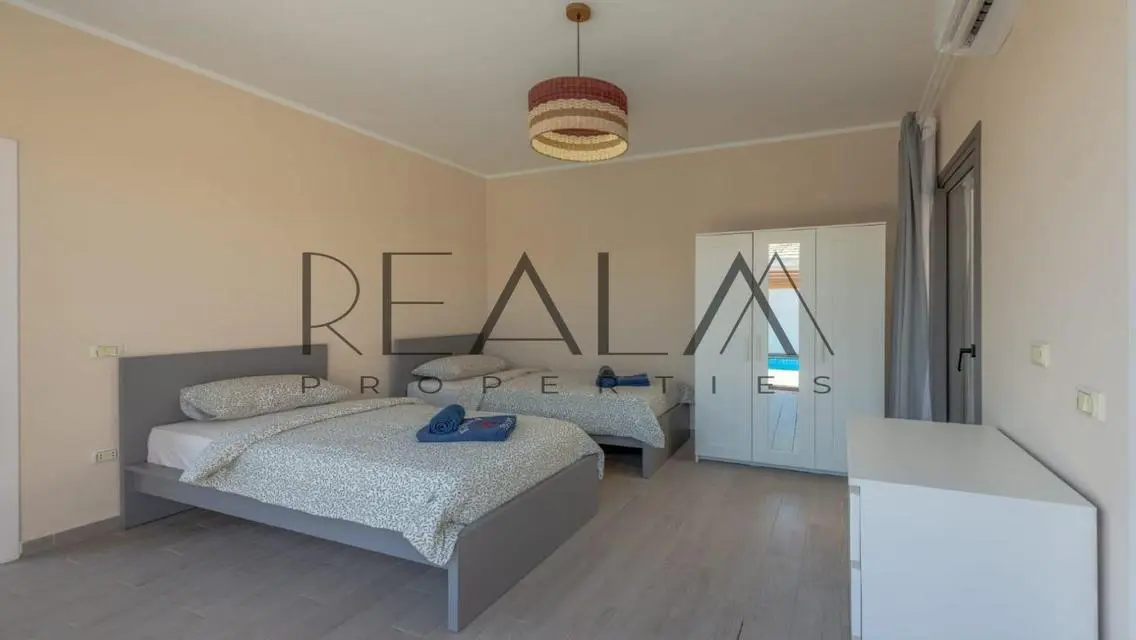 fully furnished apartment with private pool