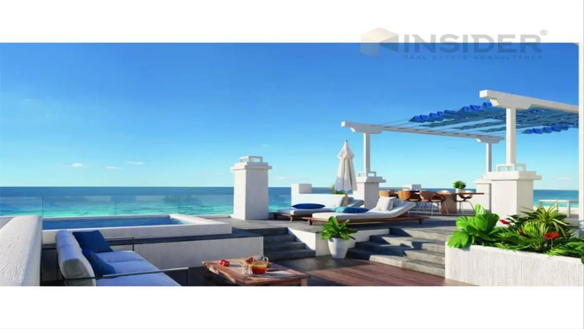 Corner unit with double view open view to the sea