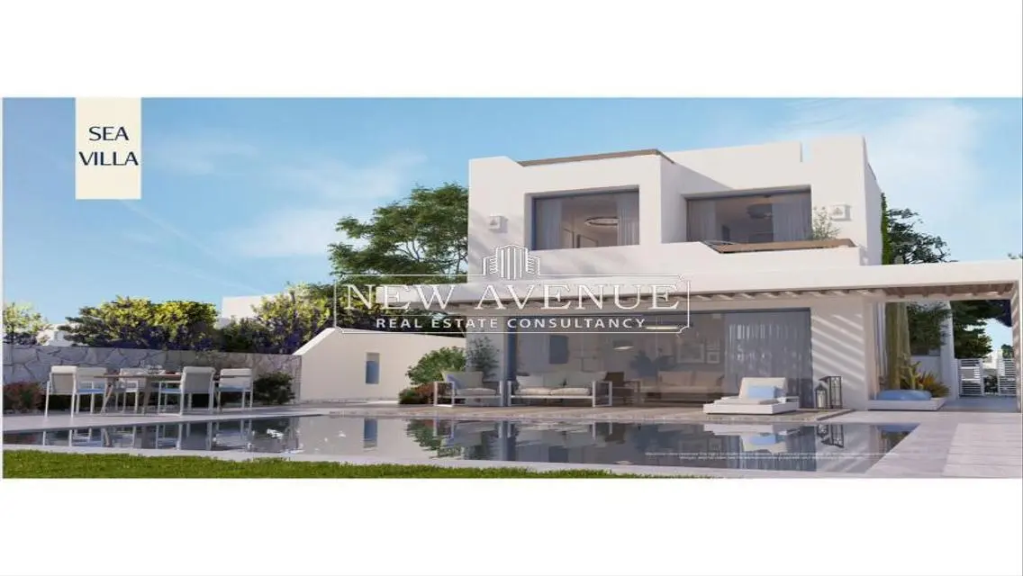 villa full sea view from garden - installments
