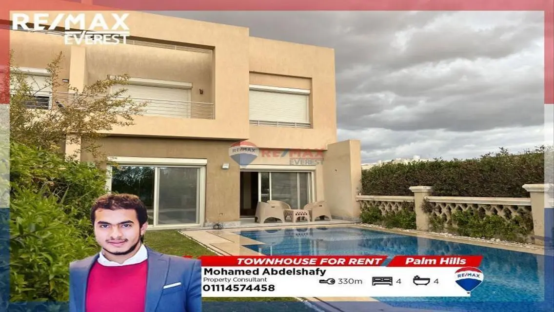 Luxury Townhouse in Palm Hills Golf Extension