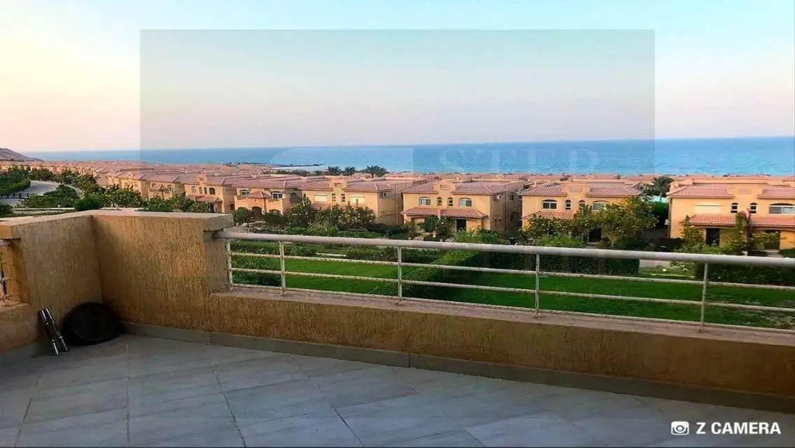 شالية 108م عالبحر مباشرة فى تلال السخنة