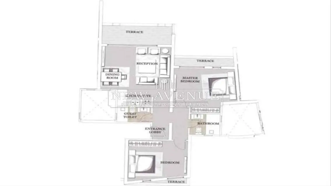 Luxury Apartment with 3 Bedrooms and Private Garden