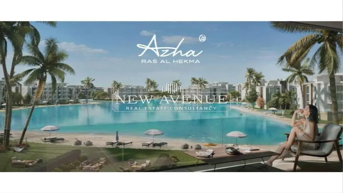 Duplex overlooking lagoon In Azha North Coast