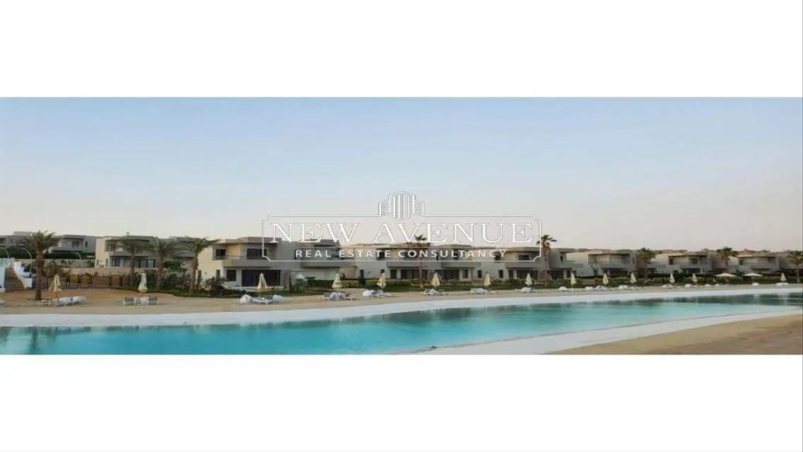 Duplex overlooking lagoon In Azha North Coast