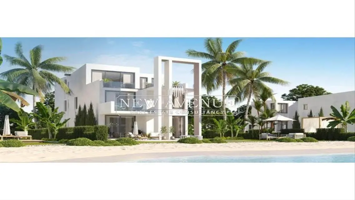 Duplex overlooking lagoon In Azha North Coast