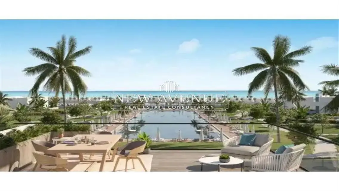 Duplex overlooking lagoon In Azha North Coast
