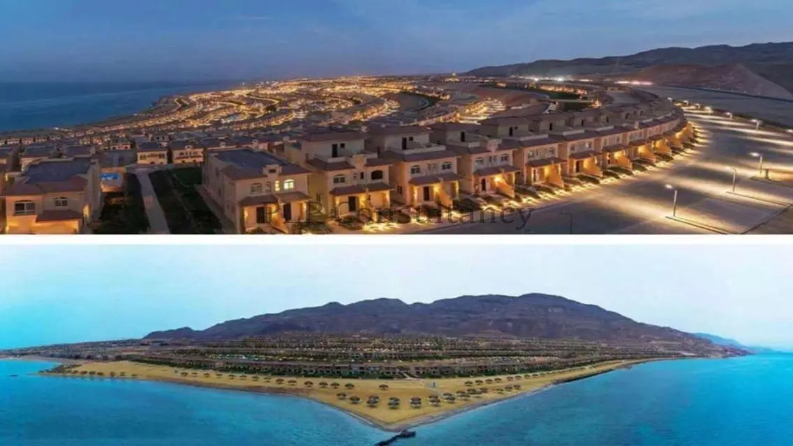 شاليه للبيع متشطب صف اول على البحر جاهز للمعاينة